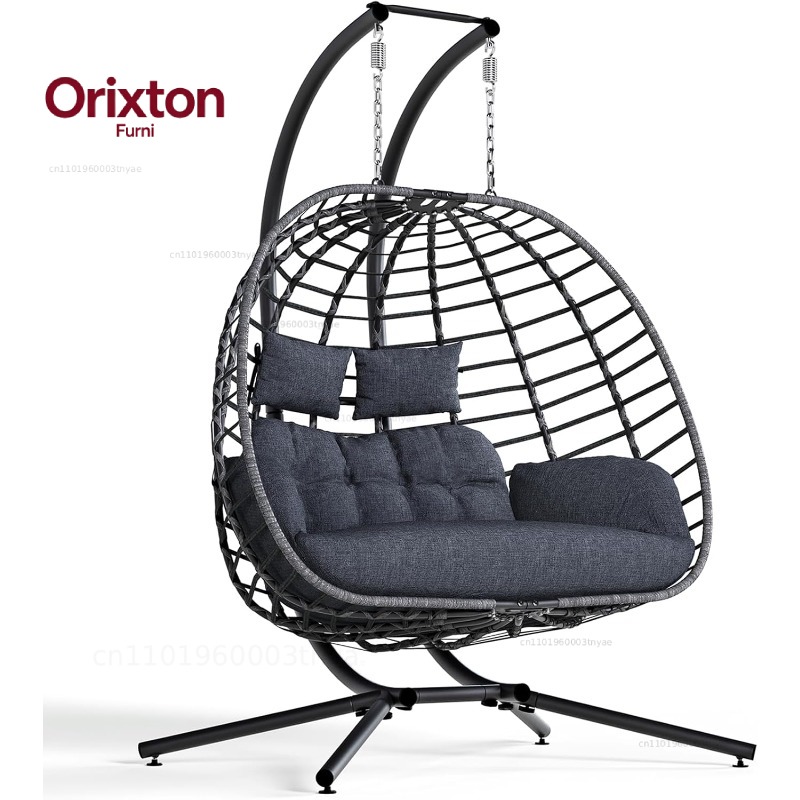Hanging Egg Chair - Sedia a dondolo doppia a forma