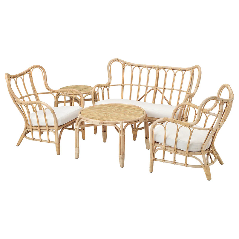 Outdoor Furniture Indonesia - Divano in Rattan Naturale Personalizzato, Sedia