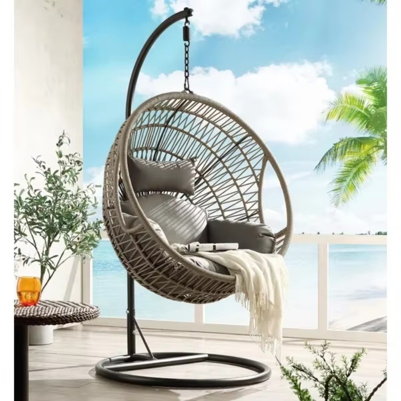 Hanging Egg Chair - Sedia a dondolo moderna a forma