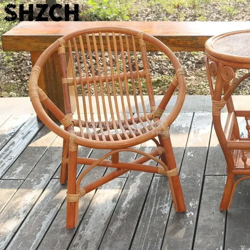 Outdoor Furniture Rocking Chair - Sedia a Sdraio Reclinabile in Vimini