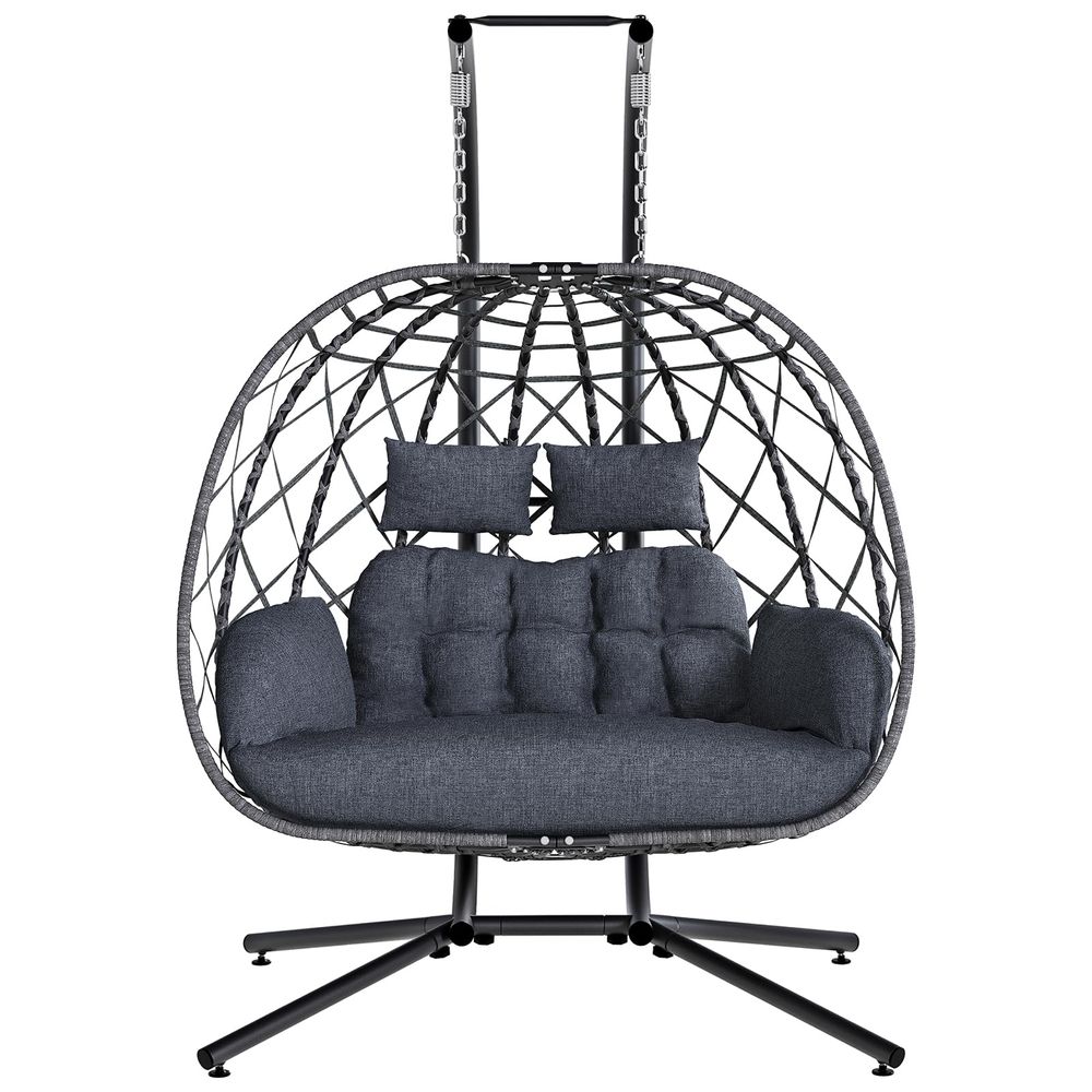 Sedia a dondolo doppia a forma - Hanging Egg Chair recensione e prezzo