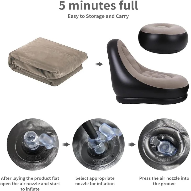 Set di 2 Poltrone Gonfiabili,  - Outdoor Furniture Ideas recensione e prezzo