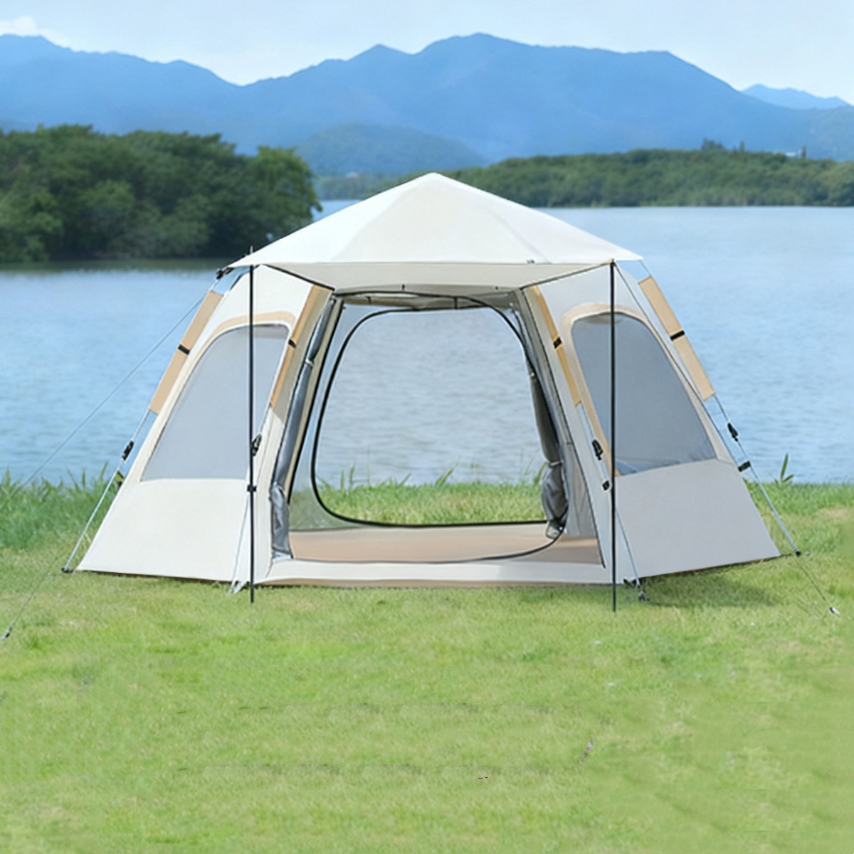 Tenda Esagonale Premium a Sing - Outdoor Furniture Cost recensione e prezzo