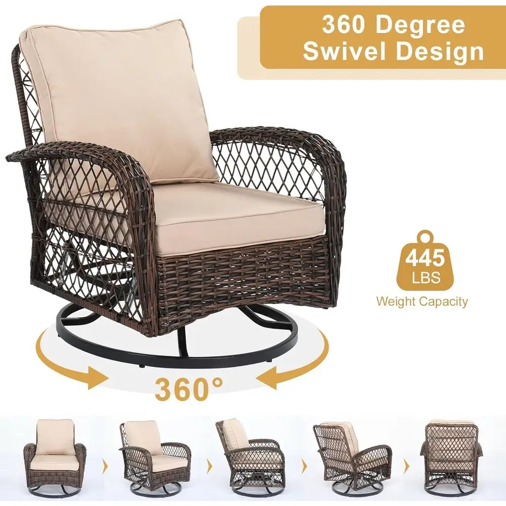 Set di Mobili da Giardino in 3 - Outdoor Furniture Rocking Chair recensione e prezzo