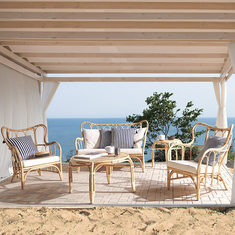 Divano in rattan naturale da e - Outdoor Furniture Indonesia recensione e prezzo